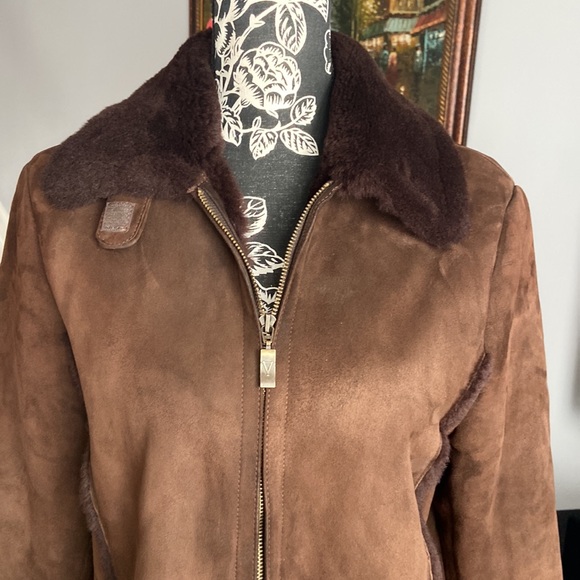 Lamb shearling jacket - Picture 3 of 14